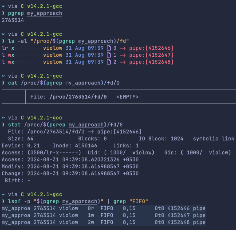 cpast and the orphan process