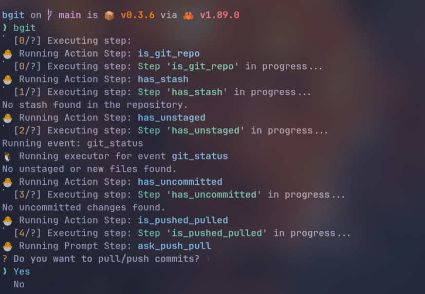 bgit workflow run